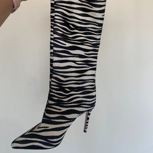 Schutz Zebra Boots - Brand New